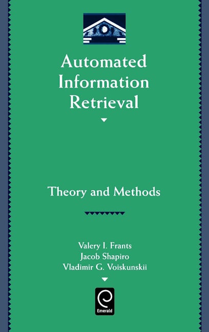Book cover image for Automated Information Retrieval ISBN: 9780122661709